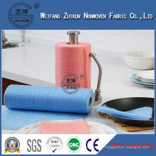 Wholesale Colored Spunlace Nonwoven Wipe Cleaning Fabric